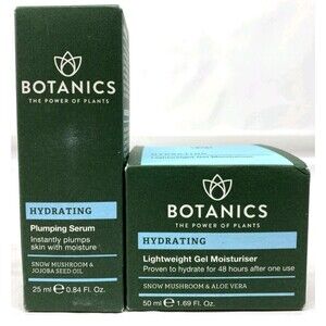 Botanics Hydrating Plumping Serum & Lightweight Gel Moisturizer Combo